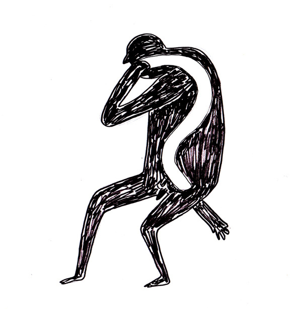 anxiety #anxiety #ansia #illustration #bw