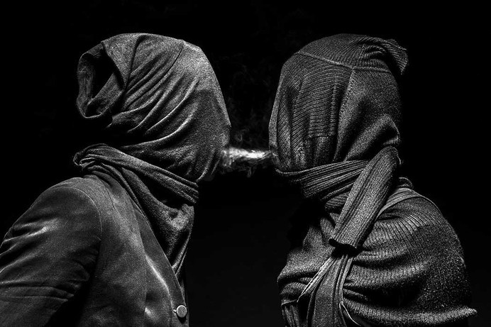 Seventh Seal, 2014. Photographed by Kyu Lee #white #smoke #black #photography #art #and #fashion
