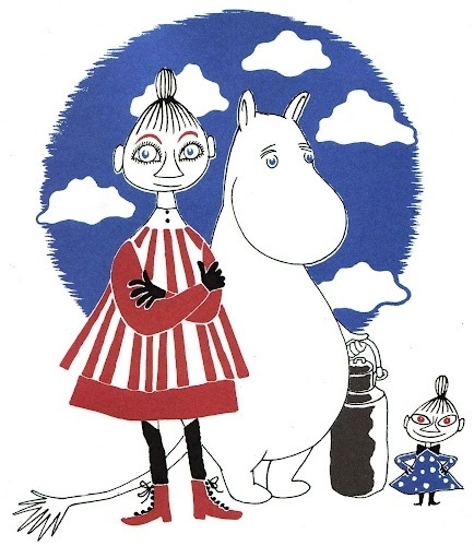 Vintage Kids' Books My Kid Loves: The Book About Moomin, Mymble and Little My #illustration #books