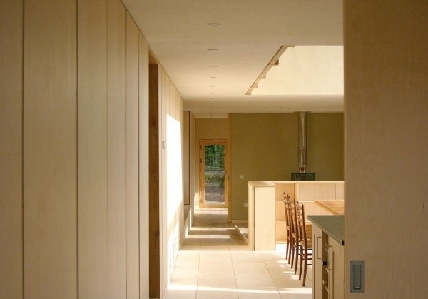07_Feilden Fowles_Ty Pren_Entrance #timber #house #feilden #architecture #long #fowles