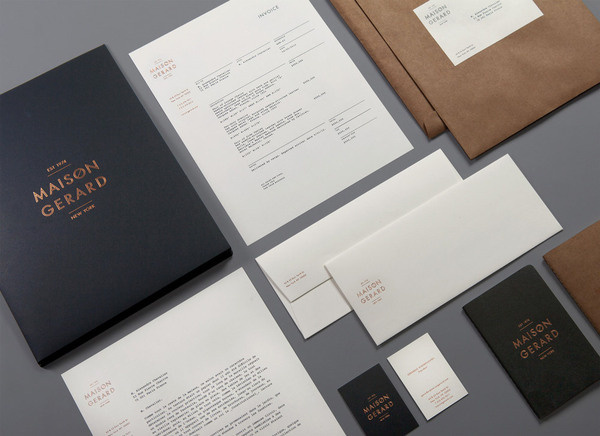 lovely stationery maison gerard 1 #print #branding #stationery