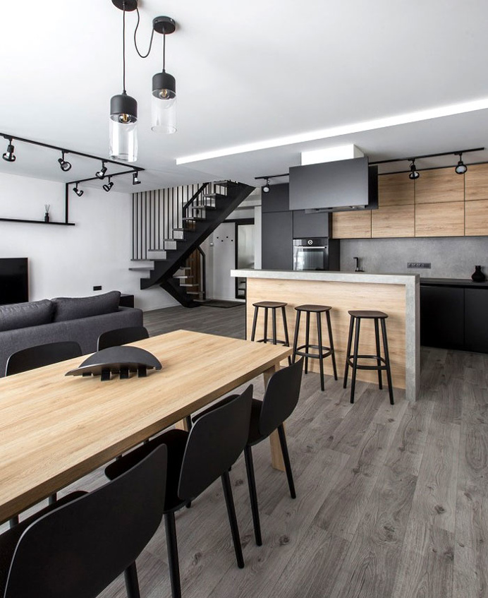 Beautiful Urban Simplicity with a Dynamic Modern Note - InteriorZine
