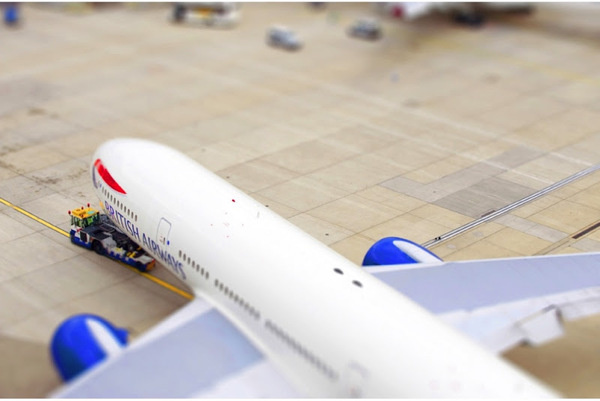 Gatwick tilt shift #model #mawdsley #gatwick #lee #tilt #photography #shift #plane #airport