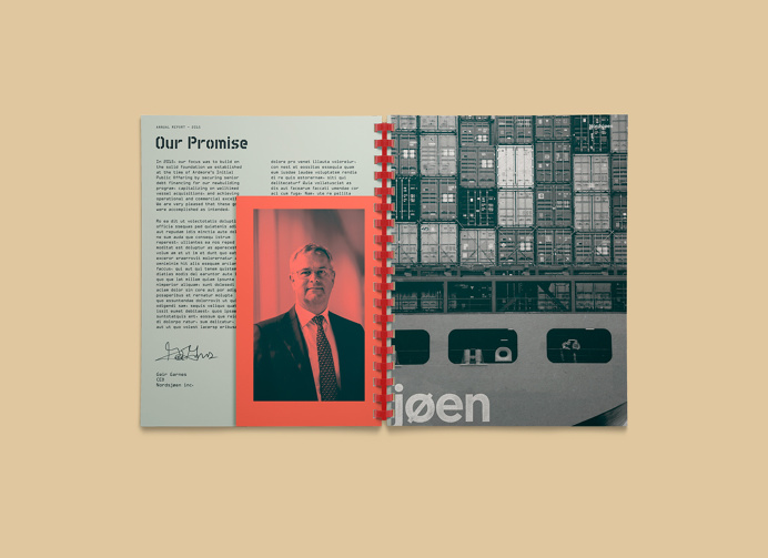 Nordsjøen Annual Report on Behance #layout #graphicdesign #editorial #print #annualreport #typography #book #layout #graphicdesign #layout