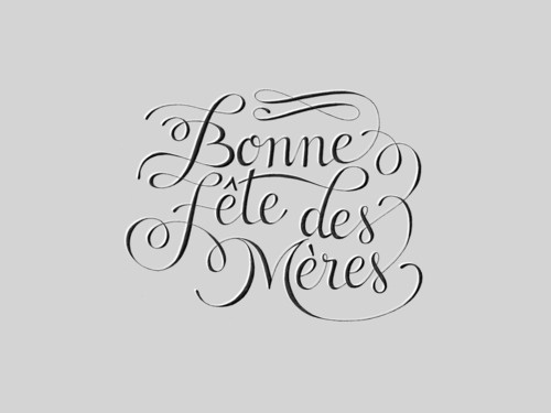 Typeverything.com - Fete des MeresÂ byÂ Claire... - Typeverything #lettering