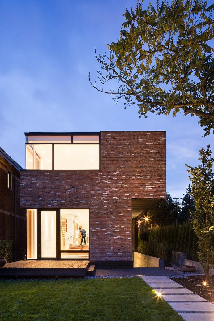 Modern Brick House in Vancouver That Encourages Play