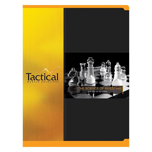 Tactical Wealth Solutions Presentation Folder #chess #yellow #design #presentation #black #pocket #gold #folder