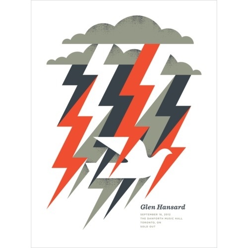 Glen Hansard by doublenaut #gig #doublenaut #poster #illustration