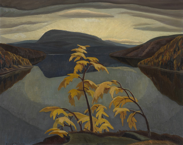 Artwork Page: Evening, Nipigon River - Canadian Paintings in the Thirties #of #group #painting #seven