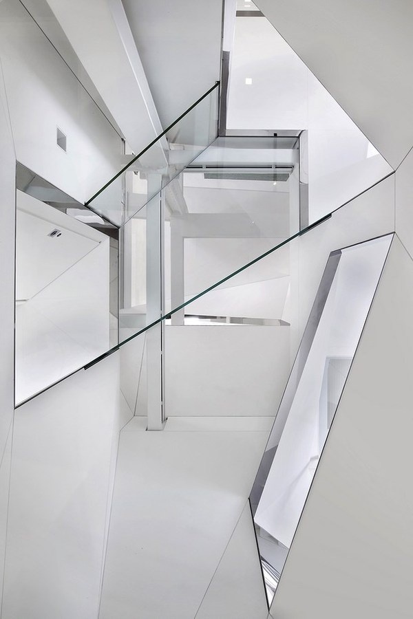 Elegant stairs and white modern interior #interior #artistic #penthouse #apartment #fun
