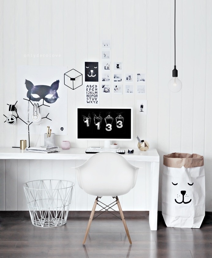 My Home office got a Playful look #office #desk #home #workspace
