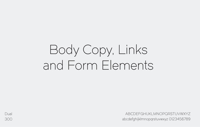 The Bibby Group Website Typography