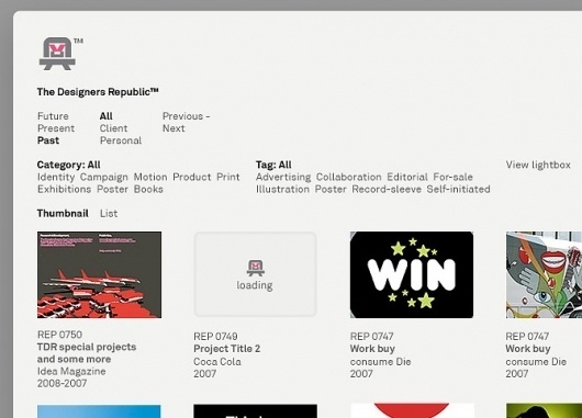 The Designers Republic - form.ul.ae - Portfolio of Gary Whittle #website #republic #tdr #designers
