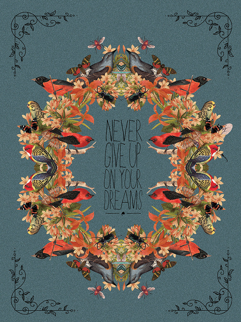 photo #bird #vintage #poster #flower #type