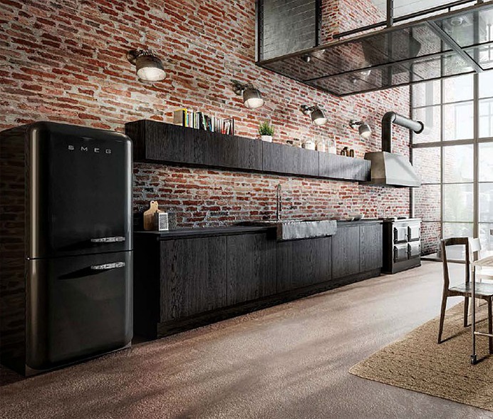 80 Black Kitchen Creative Designs - #design #kitchen #black #furniture #decor #interior #home