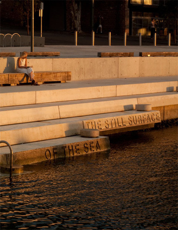 Pirrama Park, former Water Police site at Pyrmont #wayfinding #signage #park