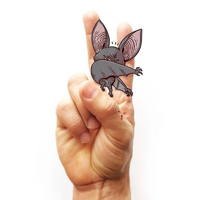 Pretty Sign Language by Alex Solis | Downgraf on Inspirationde #mixed #illustration #media