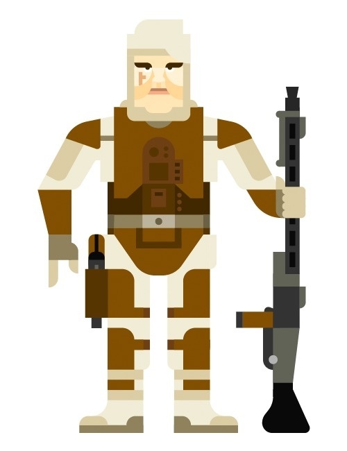 A final character for the series of Star Wars bounty hunter illustrations I #illustration #wars #star