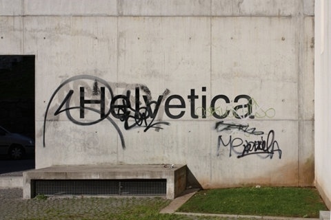 FFFFOUND! | 81_ricardocarvalhotypeshelvetica.jpg 620×413 pixels #concrete #graffiti #wall #type #face