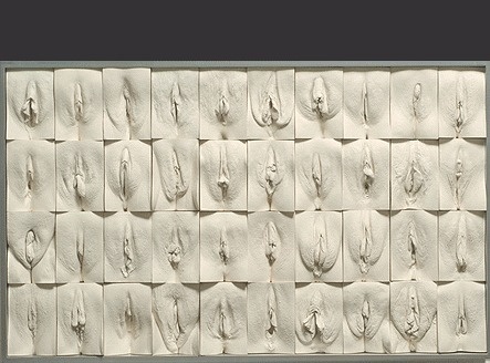 * THE GREAT WALL OF VAGINA * #exhibition #sculpture #vagina
