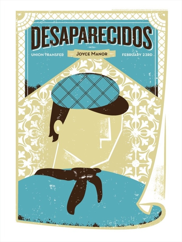 Desparecidos Shawn Hileman #screenprint #stollenwerk #ralph #poster #masthead