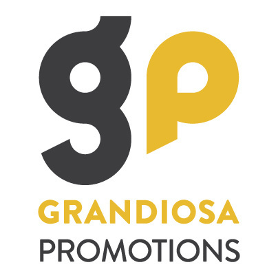 Grandiosa Promotions #logo #grid #orange #grandiosa