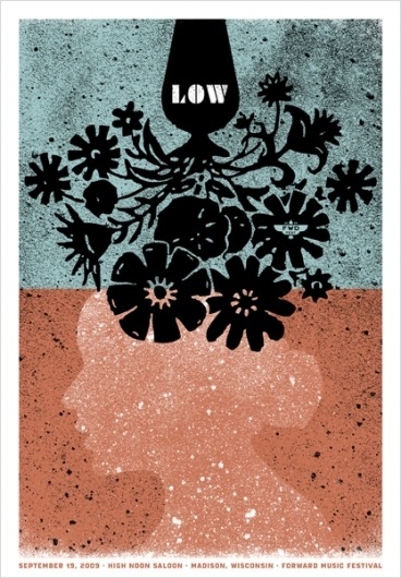 Low : Garrett Karol #design #screenprint #poster #texture