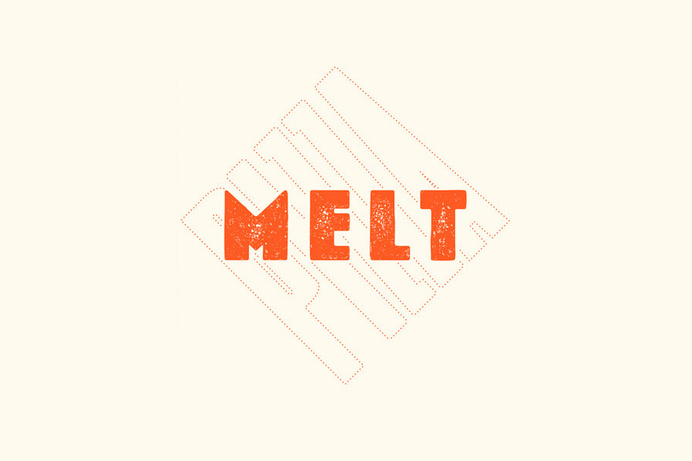 Logo design by Can I Play for Australian pizza franchise Melt #logo