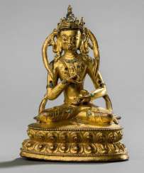 Fire-gilt Bronze of Vajrasattva