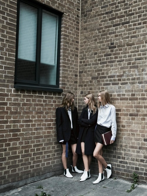 Fashion photography(Zara TRF, Fall 2013,Â Tilda Lindstam, Ondria Hardin &Â Kirstin Kragh LiljegrenÂ by Patrick Demarchelier, viaÂ philoclea) #fashion