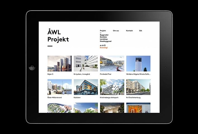 Ã…WL Arkitekter by Henrik Nygren #web design #website
