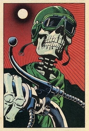 3521074362_bf9f90a556.jpg (341×500) #print #motorcycle #skull