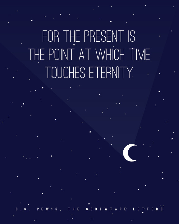 CS Lewis quote poster #sky #quote #printable #free #lewis #night #stars #typeography #poster #cs #moon