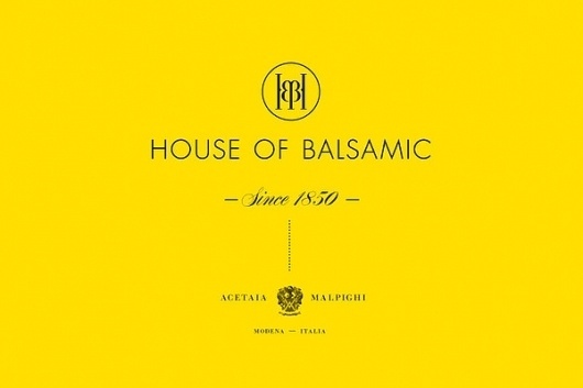 House Of Balsamic on the Behance Network #design #graphic #branding
