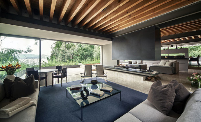 Raw Concrete House in Mexico by CHK arquitectura