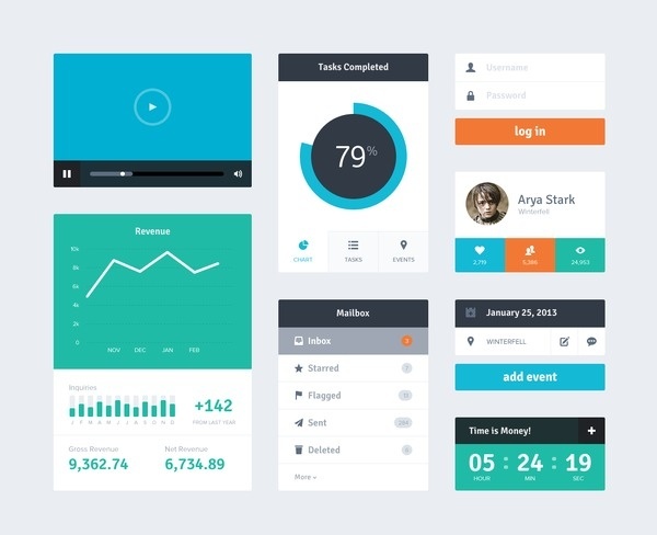 Flat UI #flat #ui