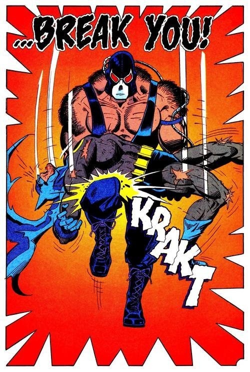 Hold Your Heathen Hammer High #dc #bane #batman #illustration #break #comics