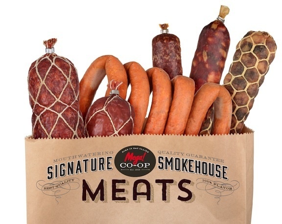 Smoked and Prepared Meats #brier #branding #co-op #design #icons #food #rebranding #vintage #logo #david #typography
