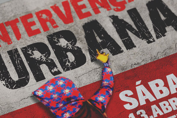 Cartaz Intervenção Urbana on Behance #moodboard
