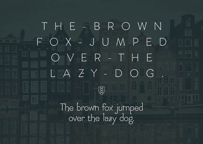 Amsdam : Free Modern Font