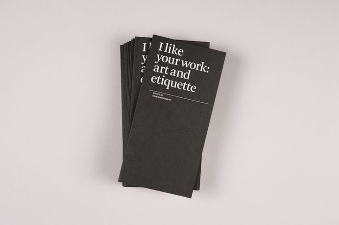I like your work . Designed by Project Projects and co-edited by Prem Krishnamurthy. #typography #editorial #book