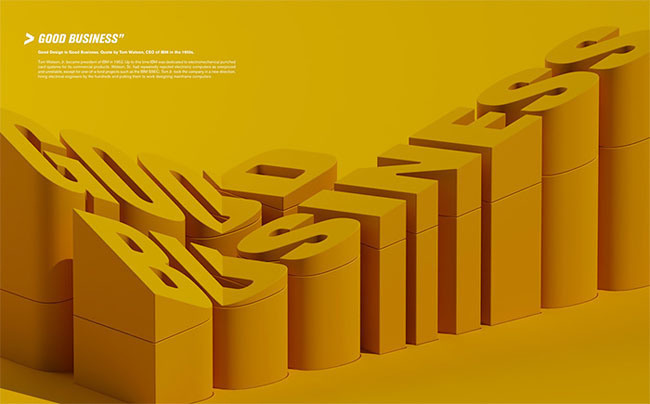 Typography, 3D