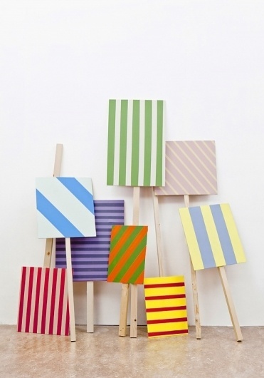 RAW COLOR #raw #installation #stripes #color #ontour #signboards