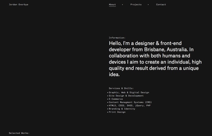 Jordan Overbye, inspiration N°547 published on The Gallery in date December 7th, 2015. #website