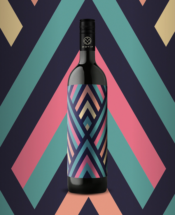 10_17_13_MotifWine_5.jpg #bottle #packaging #design #color #wine #geometric