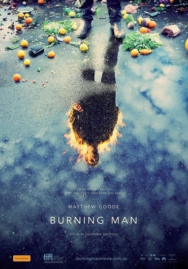 Movie Poster of the Week: "Burning Man" on Notebook | MUBI #burning #man #movies #poster