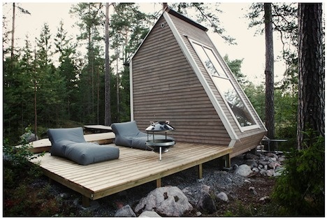 Robin Falck's Nido: A Finnish MicroCabin in the woods - Core77 #cabin #architecture
