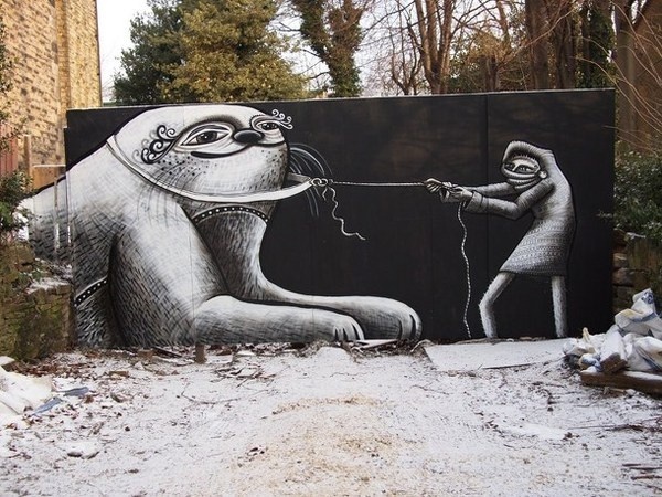 Street art in Sheffield #abstract #surrealism #art #street #surreal