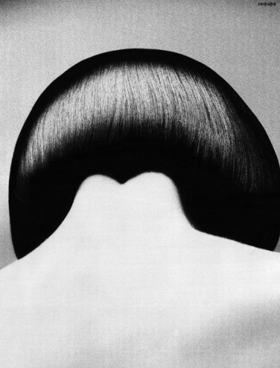 tumblr_ln1ablL9zM1qa2nzso1_500.jpg (JPEG Imagen, 500x655 pixels) #girl #bob #retro #hair #photography #neck #blacbwhite
