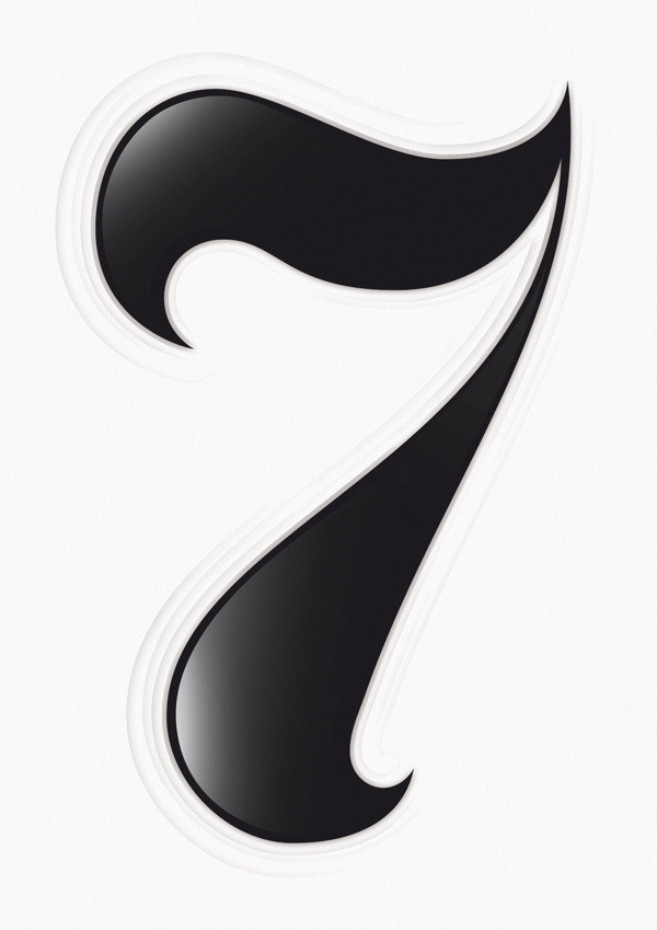Seven on Behance #lettering #design #logo #illustration #type #typography